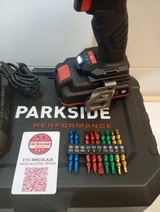 Parkside Performance Atornillador impacto kit