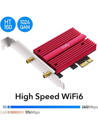 Adaptador WiFi Cudy WE4000 AX5400 3 Bandas