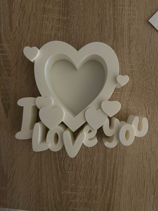 Marco Corazón Te Amo Blanco
