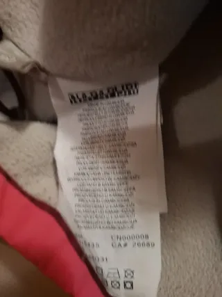 Giubbotto Napapijri rosa ragazza,12 anni 152 cm.