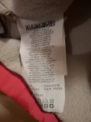 Giubbotto Napapijri rosa ragazza,12 anni 152 cm.