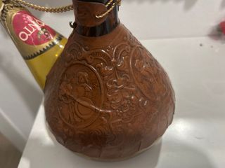 Porrón de cuero repujado Oliva