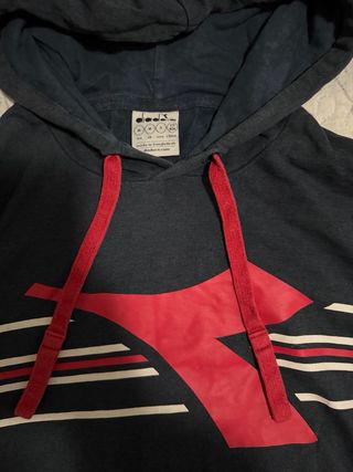 Sudadera Diadora Azul y Roja