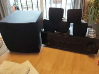 Amplificador 5.1 Yamaha Negro