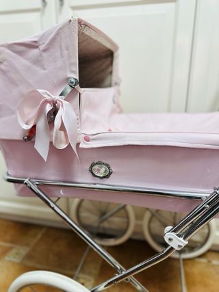 Carretto per bambole Bebelux rosa