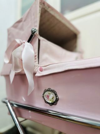 Carretto per bambole Bebelux rosa