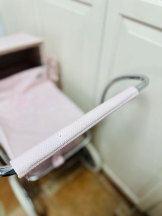 Carrito de muñecas Bebelux rosa