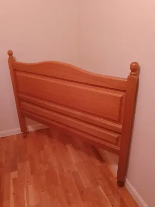 Cabecero de madera roble 135 cm