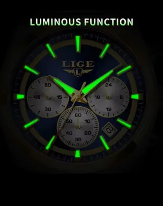 Reloj LIGE Hombre Oro y Plata