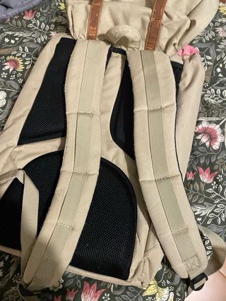 Mochila Herschel Beige Cuero
