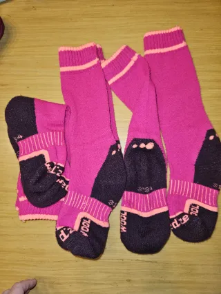 Calcetines de esquí para niña Talla 31-34