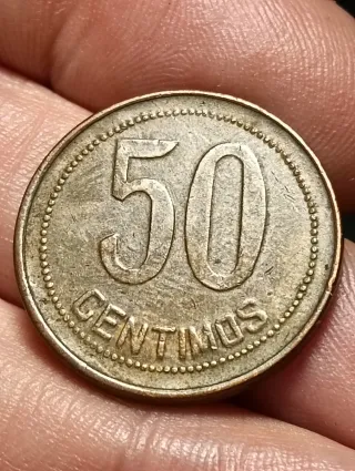 Moneda 50 céntimos República Española 1937*3*4