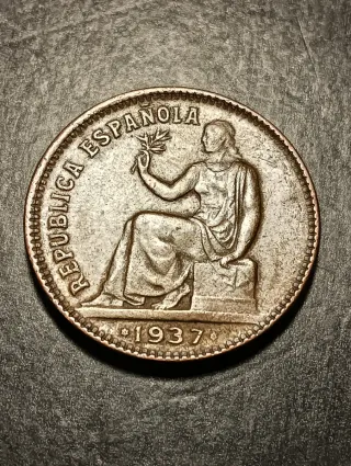 Moneda 50 céntimos República Española 1937*3*4