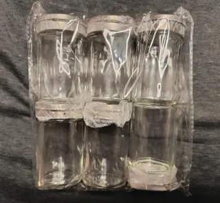 Set 6 especieros de cristal NUEVOS