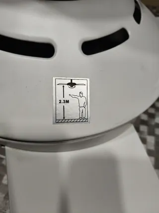 Ventilador de techo con luz