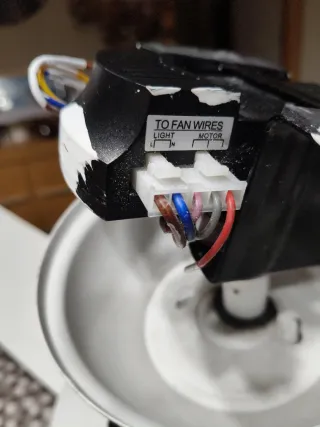 Ventilador de techo con luz