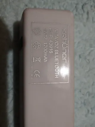 Altavoz Bluetooth KRHUNER usado