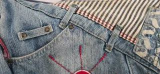 Bolso bandolera vaquero con parche