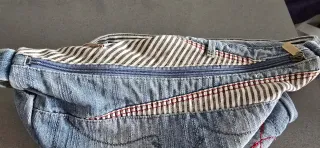 Bolso bandolera vaquero con parche