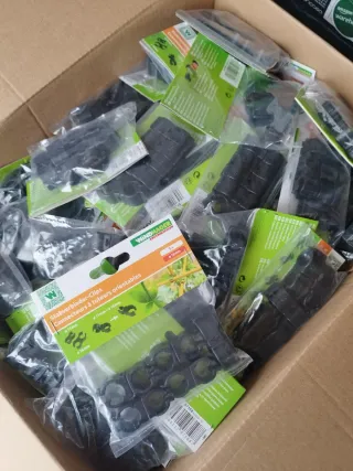 Lote 125 Clips Conectores Tutores (Windhager)