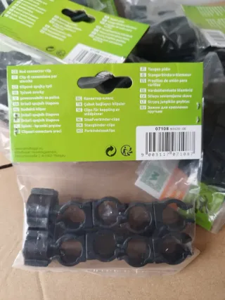 Lote 125 Clips Conectores Tutores (Windhager)