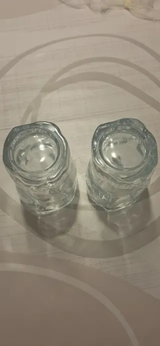 2 Bicchieri Amaro Vetro Trasparente