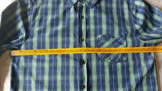 Camisa de cuadros Pull & Bear azul y verde