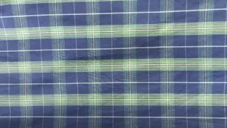 Camisa de cuadros Pull & Bear azul y verde