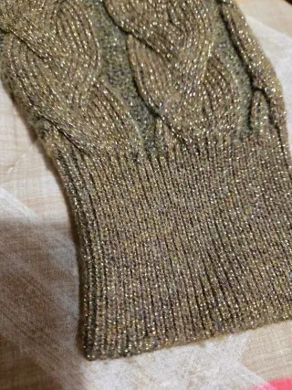 Maglione Mango collo alto lurex