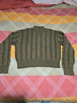 Maglione Mango collo alto lurex