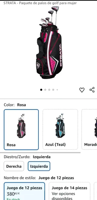 Paquete de palos de golf STRATA para mujer