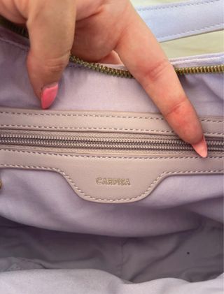 Borsa Carpisa lilla con pochette