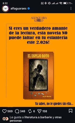 Novela: "El espejo roto"