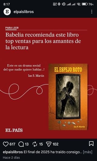 Novela: "El espejo roto"