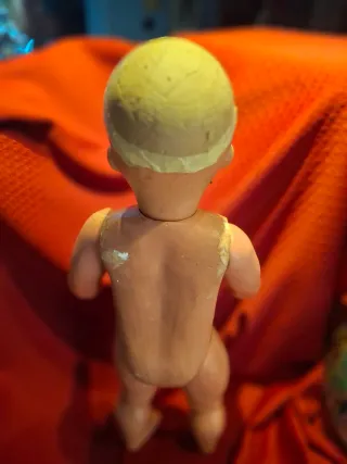 Bambola anni '40 in composizione h.60