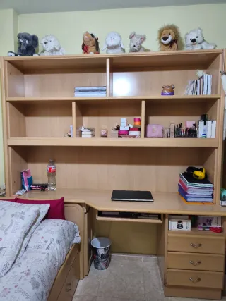 Muebles dormitorio madera clara