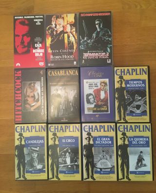 Lote Películas VHS Clásicos del Cine