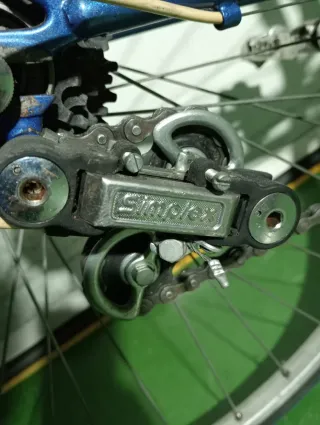 Bicicleta Carretera Vintage Razesa Azul.