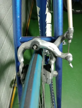 Bicicleta Carretera Vintage Razesa Azul.