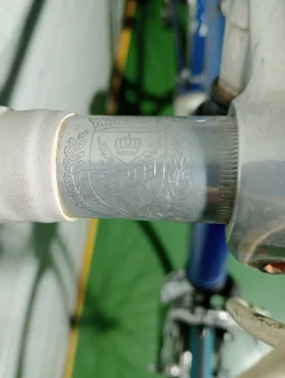 Bicicleta Carretera Vintage Razesa Azul.