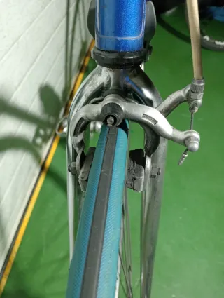 Bicicleta Carretera Vintage Razesa Azul.