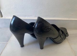 Zapatos de tacón Miss Sixty cuero negro