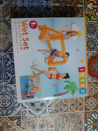 Portería hinchable Intex Wet Set Collection