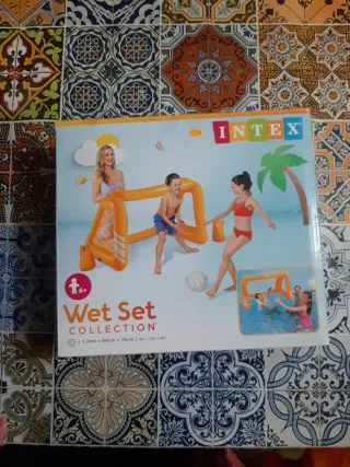 Portería hinchable Intex Wet Set Collection