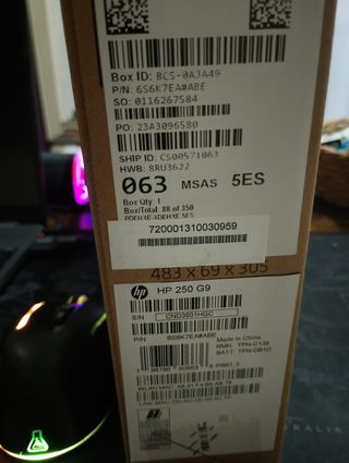 Portátil HP 250 G9 Negro