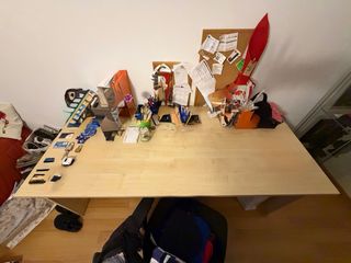 Escritorio tipo oficina madera