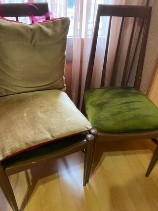 Pack 2 Sillas Retro Terciopelo