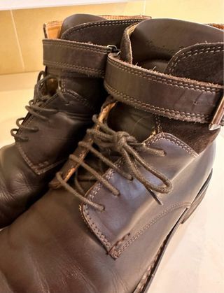 Stivaletti Massimo Dutti Pelle/Camoscio Marrone