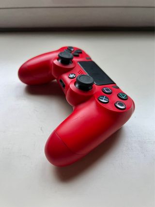 Mandos PS4 4 Sony DualShock 4 V2 Rojo y Negro