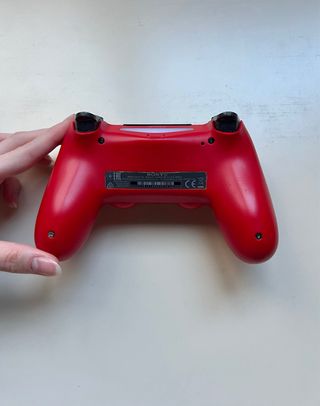Mandos PS4 4 Sony DualShock 4 V2 Rojo y Negro